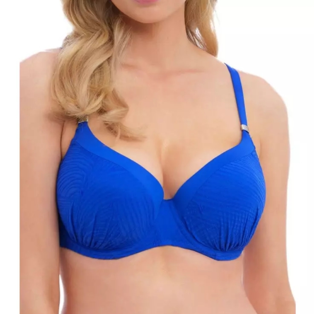Blue Underwire Bra